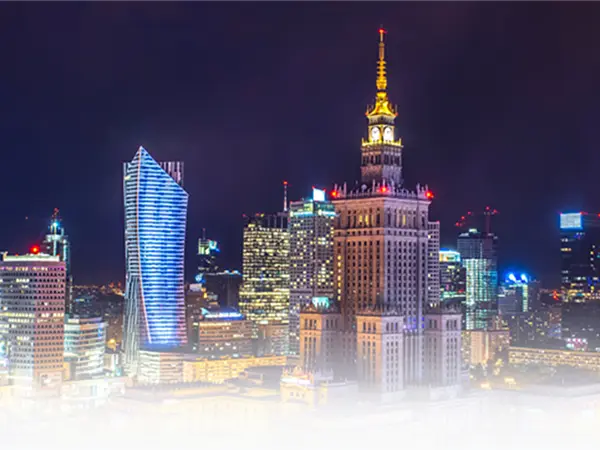 Obraz przedstawiający warszawę