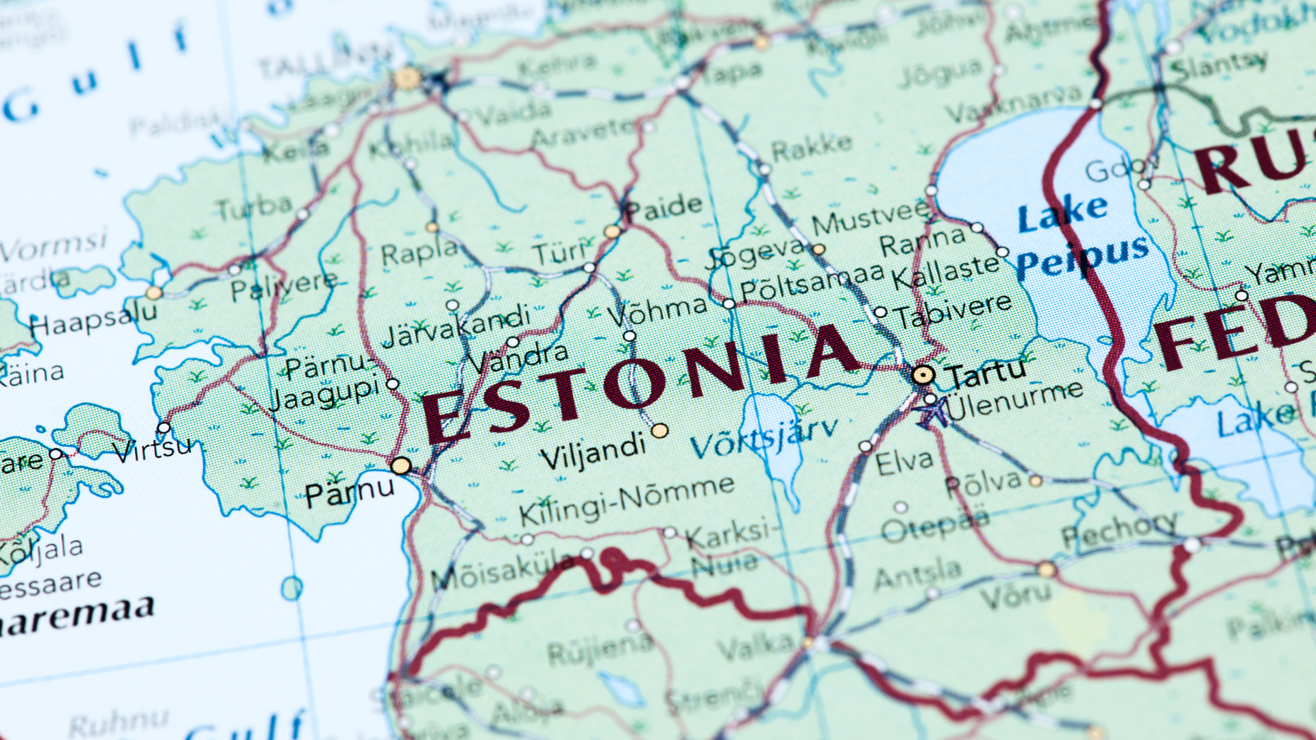 Obrazek przedstawiający estonię na mapie
