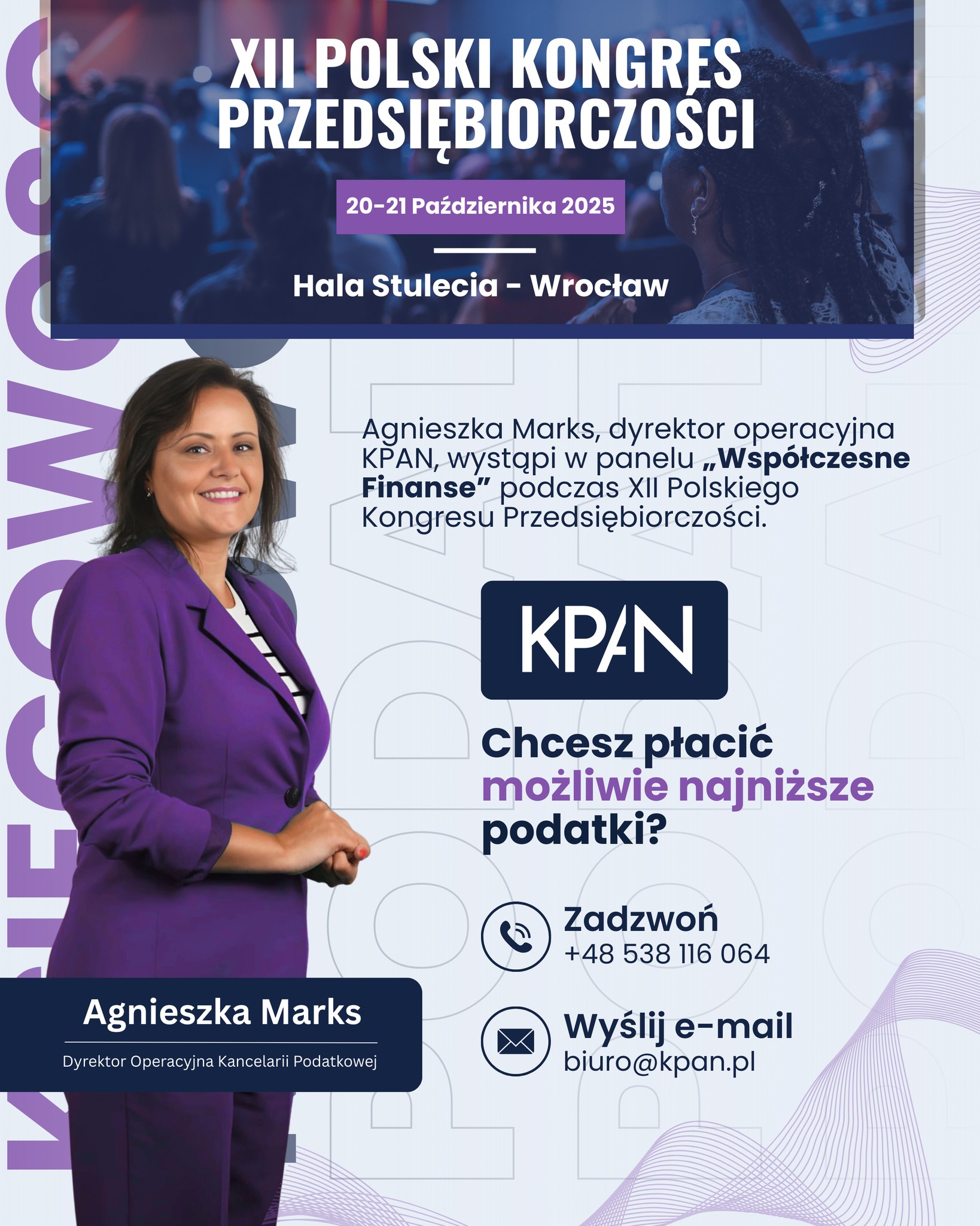 Agnieszka Marks podczas hali stulecia we wrocławiu